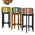 Leonardo Barstool by Pure Furniture 3D model small image 2