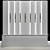 Modern Reception Desk 3D model small image 2