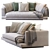 Maxalto Aurae Sofa | Luxurious & Stylish 3D model small image 2