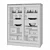 Ikea Syvde Glass Door Wardrobe 3D model small image 4