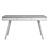 Sleek Bamboo Writing Desk 3D model small image 4