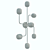 Elegant Mallow Chandelier 3D model small image 4