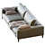 Hamptons18 Casamilano Sofa: Elegant and Spacious 3D model small image 2