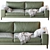 Hamptons18 Casamilano Sofa: Elegant and Spacious 3D model small image 3