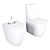 KHROMA Toilet and Bidet Combo 3D model small image 3