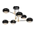 Solar System 6: Stylish Ceiling Lamp 3D model small image 1