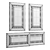Elegant White Kitchen Cabinet 3D model small image 2