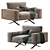 Modern Fenix Armchair | Sleek Design & Comfort 3D model small image 1