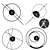 Horloge Murale Clock Set - Wall Mount, Various Dimensions 3D model small image 1
