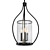 Elegant Olde Bronze Foyer Pendant 3D model small image 1