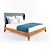 Rain Bed: Sleek and Stylish 3D model small image 1