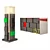 Versatile Letterbox, Litter Bin & Lights Set 3D model small image 2