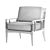 Outdoor Elegance: Palecek Amalfi Lounge 3D model small image 5
