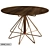 Geometric Millimeter Table with V-Ray Render 3D model small image 1