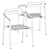 Stylish ICON Armchair: Perfect Blend of Comfort and Elegance 3D model small image 5