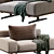 Elegant Wing Armchair: Classic Design, Superior Comfort 3D model small image 3