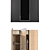 Paks Forsand Vikedal Wardrobe: Stylish Oak with Mirrored Glass 3D model small image 3