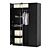 Paks Forsand Vikedal Wardrobe: Stylish Oak with Mirrored Glass 3D model small image 6