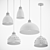 Elegant Pendant Lights Set by Arte Lamp 3D model small image 4