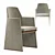 Velvet Dining Chair Anthony 3D model small image 1