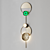 Elegant Gioielli 04 Wall Sconce 3D model small image 1