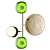 GIOIELLI 06 Wall Sconce: Elegant Illumination 3D model small image 8