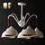 Flaming Embers Pendant Light 3D model small image 5