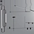 Sleek Link LED Pendant Light 3D model small image 1