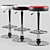 Orbita WX-2008 Gas Lift Bar Stool 3D model small image 5