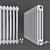 Elegant Cordivari Ardesia Radiator 3D model small image 1