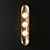 Elegant Natasha Sconce: A Trio of Radiance 3D model small image 2