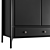 Le Visage Wardrobe: Stylish Storage Solution 3D model small image 4