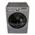 LG F1255RDS7: Advanced Care Washer 3D model small image 3