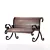 Modern Outdoor Bench 3D Model 3D model small image 1