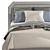 Elegant Bed | Camille Con Gonna 3D model small image 3