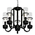 Sleek Beaker Glass Pendant 3D model small image 1