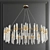 Exquisite Chandelier Collection: Crystal Galaxy, Serip Aqua, Willow, Waterfall 3D model small image 3