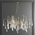 Exquisite Chandelier Collection: Crystal Galaxy, Serip Aqua, Willow, Waterfall 3D model small image 4