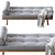 Versatile Daybed: W1800 x H440 x D900mm 3D model small image 4