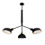 Scandinavian-style Pendant Light with Adjustable Shades 3D model small image 1