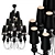 Modern Loft Pendant Light Fixture 3D model small image 1