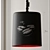 Bin Lavagna Pendant: Modern Artistic Lighting. 3D model small image 5
