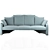 Timeless Elegance: Armani Casa Olsen Sofa 3D model small image 2