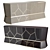 Elegant Carpanese 4-Door Sideboard 3D model small image 1