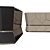Elegant Carpanese 4-Door Sideboard 3D model small image 2