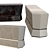 Elegant Carpanese 4-Door Sideboard 3D model small image 4