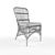 Natural Rattan Loop Chair: Stylish and Comfortable 3D model small image 3