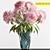 Peony Trio Decorative Set 3D model small image 2