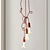 Stylish Drop Cap Pendant Set 3D model small image 5