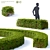 Spirea Hedge - Bendable Birch-leaved Greenery 3D model small image 1